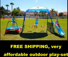 FREE SHIPPING, very affordable outdoor play-set