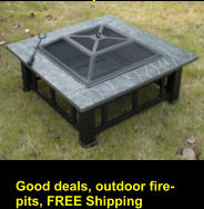 Good deals, outdoor fire-pits, FREE Shipping