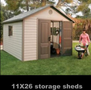 11X26 storage sheds