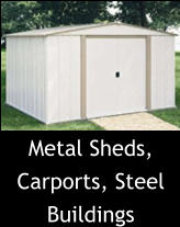 Metal Sheds, Carports, Steel Buildings