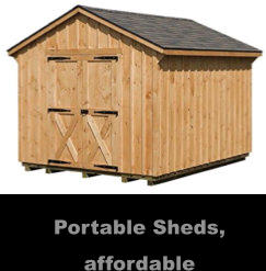 Portable Sheds, affordable