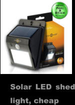 Solar LED shed light, cheap
