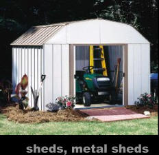 sheds, metal sheds