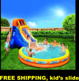FREE SHIPPING, kids slide