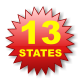 13 STATES