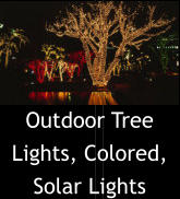 Outdoor Tree Lights, Colored, Solar Lights