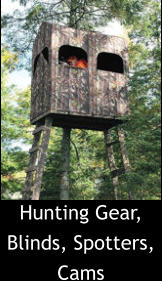 Hunting Gear, Blinds, Spotters, Cams