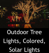 Outdoor Tree Lights, Colored, Solar Lights