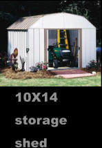 10X14 storage shed