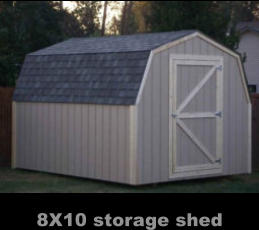 8X10 storage shed
