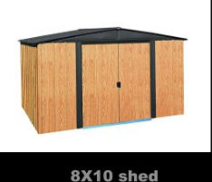 8X10 shed