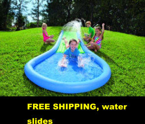 FREE SHIPPING, water slides