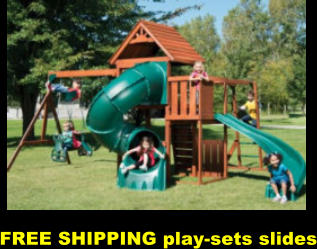 FREE SHIPPING play-sets slides